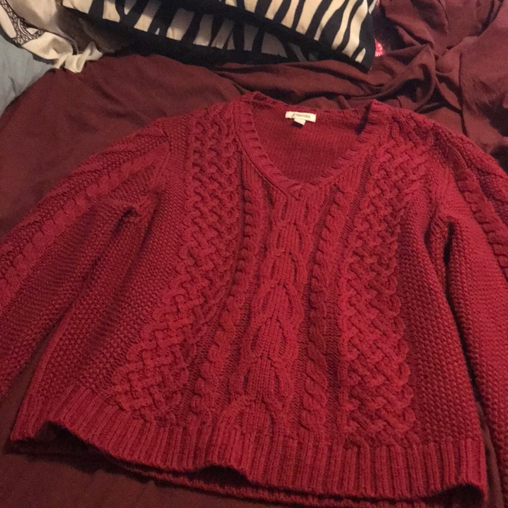 Red sweater